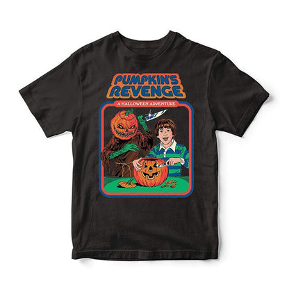 Black - Front - Steven Rhodes Unisex Adult Pumpkins Revenge T-Shirt