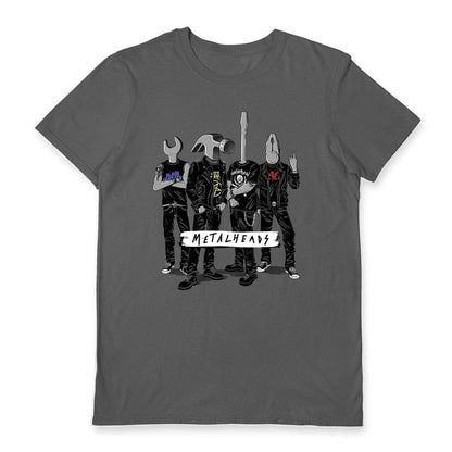 Charcoal - Front - Gamma Ray Unisex Adult Metalheads T-Shirt