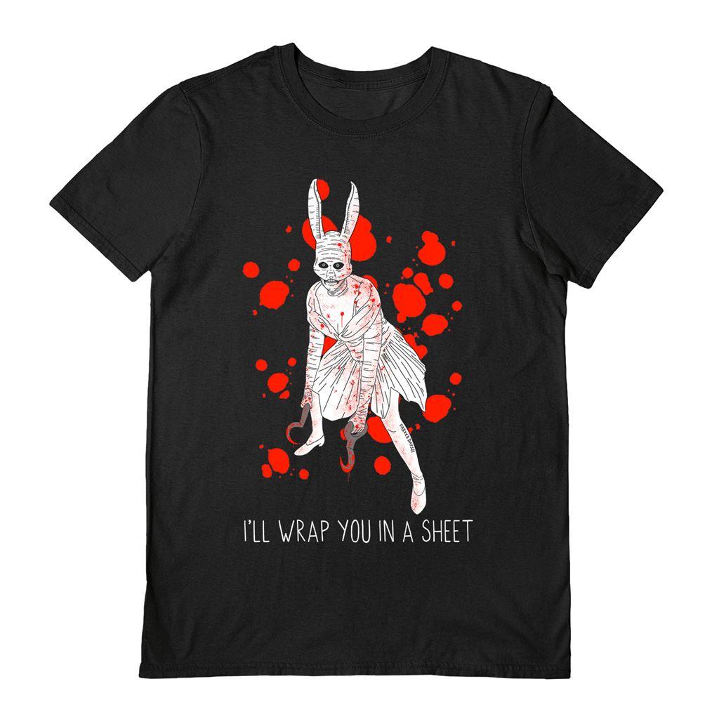 Black - Front - Darker Days Unisex Adult I´ll Wrap You T-Shirt