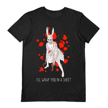 Black - Front - Darker Days Unisex Adult I´ll Wrap You T-Shirt