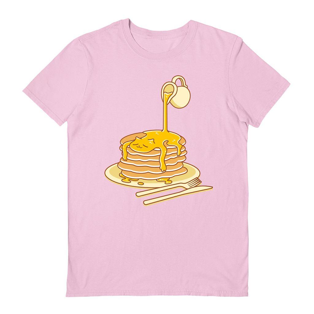 Pink - Front - Benjimoji Unisex Adult Good Meowning T-Shirt