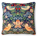 Multicoloured - Front - William Morris Strawberry Thief Filled Cushion