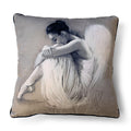 Grey-White - Front - Hazel Bowman Angel Wings IV Filled Cushion