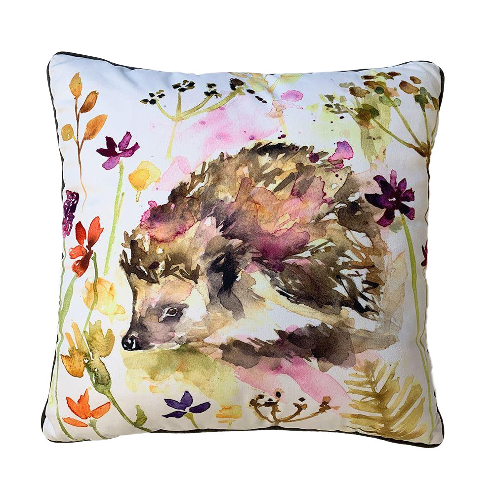 Multicoloured - Front - Jennifer Rose Hedgehog Filled Cushion