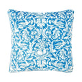 Blue-White - Front - William Morris Queen Anne Filled Cushion