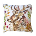 White-Multicoloured - Front - Jennifer Rose Stag Filled Cushion