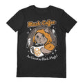 Black - Front - Ilustrata Unisex Adult Black Coffee T-Shirt