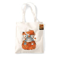 Natural - Front - Ilustrata My Neighbour Autumn Tote Bag