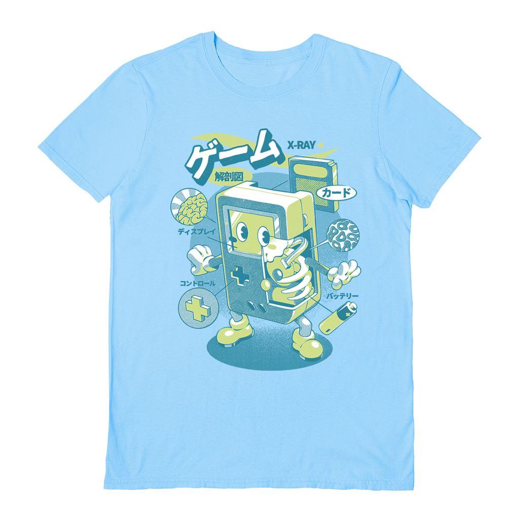 Light Blue - Front - Ilustrata Unisex Adult Game Anatomy T-Shirt