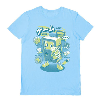Light Blue - Front - Ilustrata Unisex Adult Game Anatomy T-Shirt