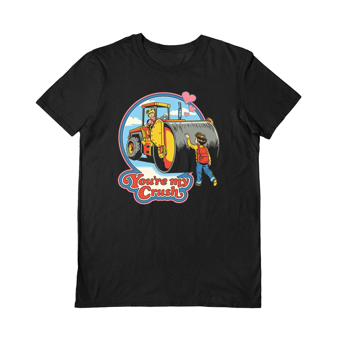 Black - Front - Steven Rhodes Unisex Adult You´re My Crush T-Shirt