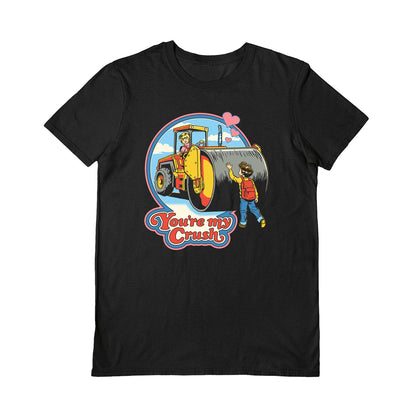 Black - Front - Steven Rhodes Unisex Adult You´re My Crush T-Shirt
