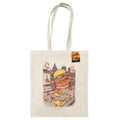 Natural - Front - Ilustrata Burgerzilla Tote Bag