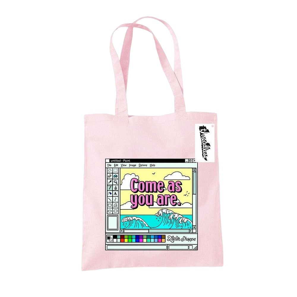 Pastel - Front - Letter Shoppe Come As You Are Tote Bag