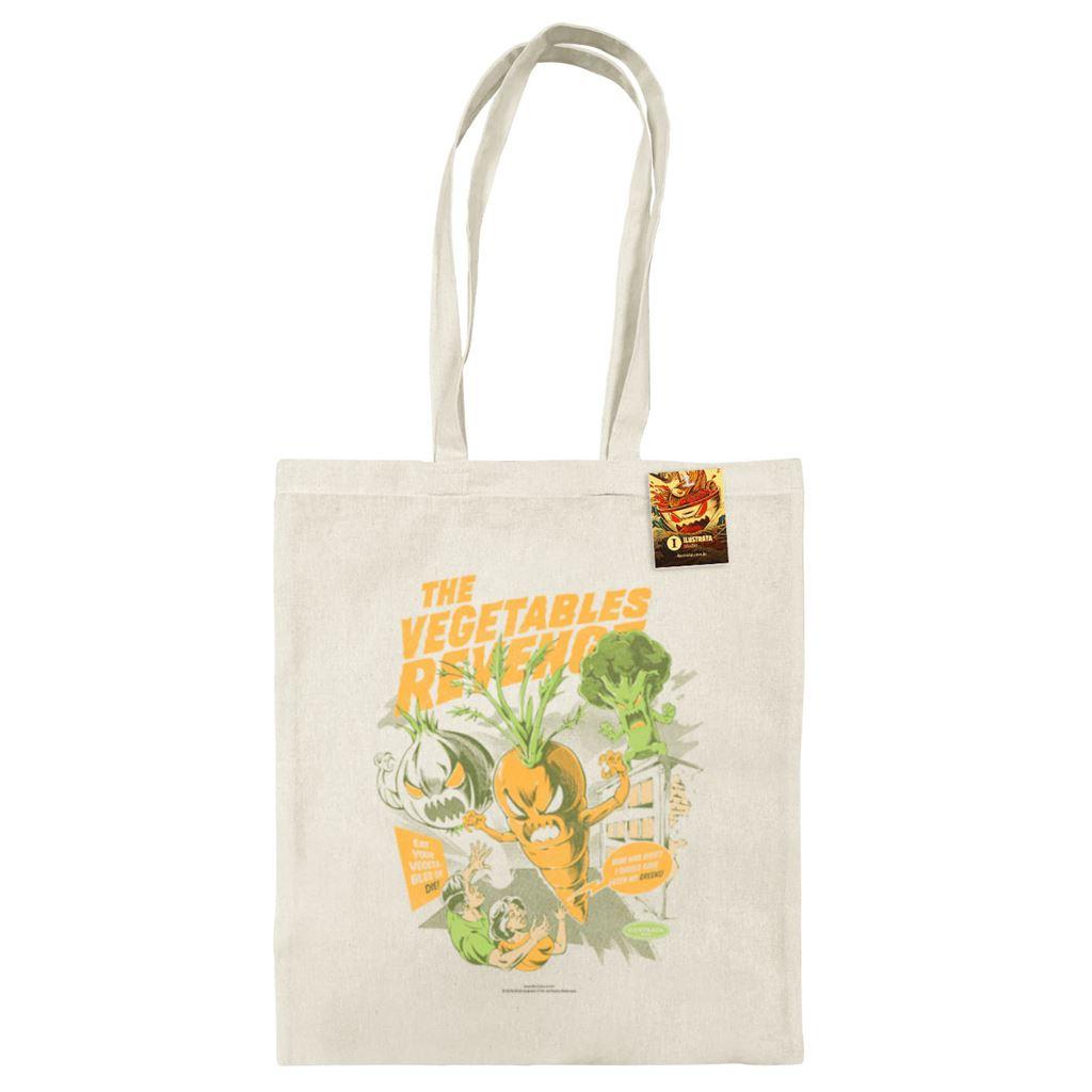 Natural - Front - Ilustrata Eat Your Vegetables Tote Bag