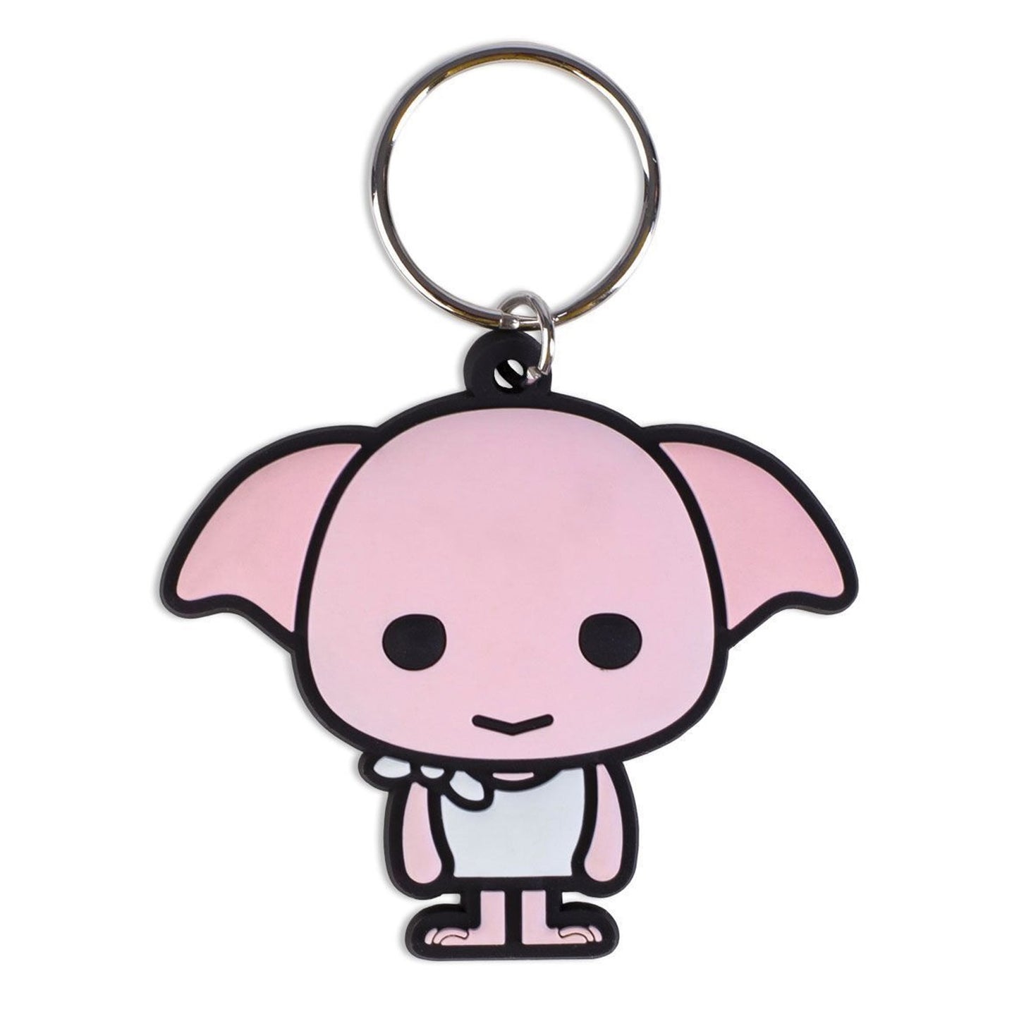 Baby Pink-White - Front - Harry Potter Chibi Dobby Keyring