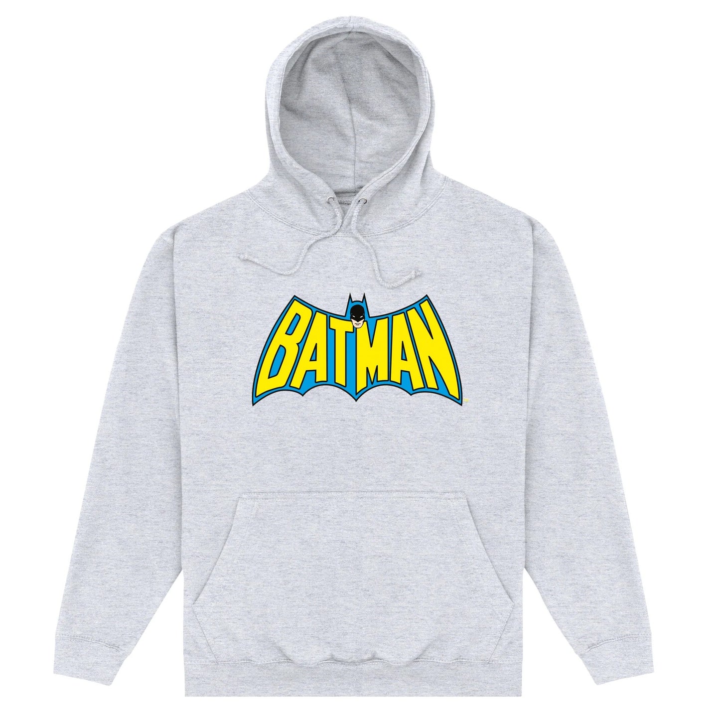 Heather Grey - Front - Batman Unisex Adult OG Logo Hoodie