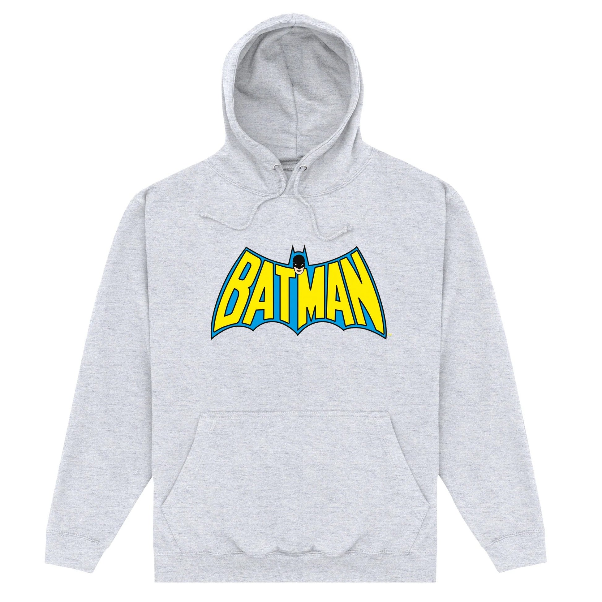 Heather Grey - Front - Batman Unisex Adult OG Logo Hoodie