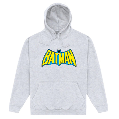 Heather Grey - Front - Batman Unisex Adult OG Logo Hoodie