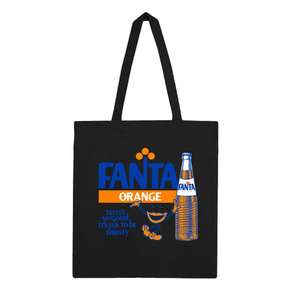 Black - Front - Fanta Orange Bottle Tote Bag