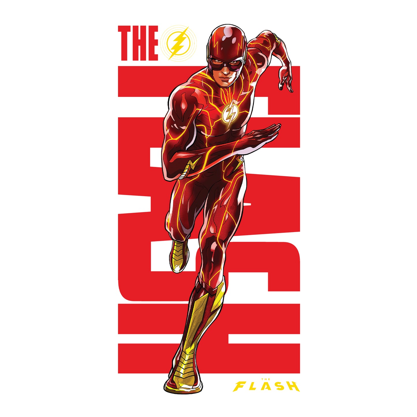 Black - Side - The Flash Unisex Adult T-Shirt