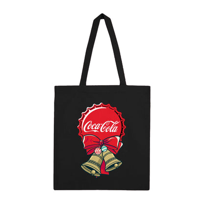 Black - Front - Coca-Cola Bells Tote Bag