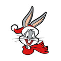 Black - Side - Looney Tunes Unisex Adult Bugs Bunny Christmas Sweatshirt