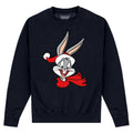 Black - Front - Looney Tunes Unisex Adult Bugs Bunny Christmas Sweatshirt
