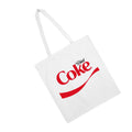 White - Back - Coca-Cola Diet Coke Logo Tote Bag