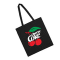 Black - Back - Coca-Cola Cherry Coke Logo Tote Bag