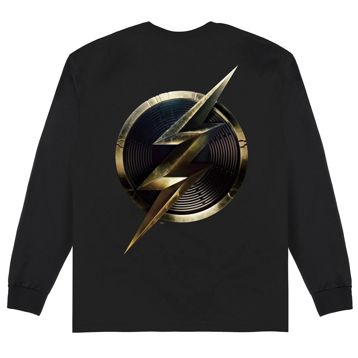 Black - Back - The Flash Unisex Adult Logo Sweatshirt