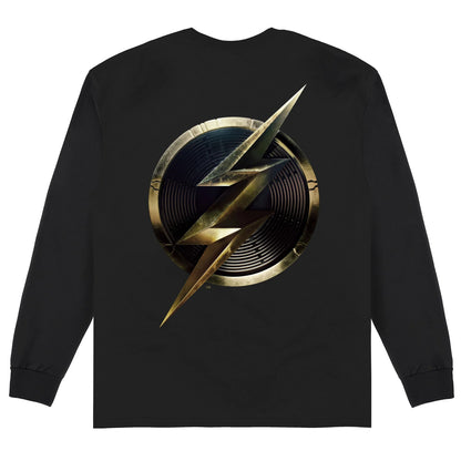 Black - Back - The Flash Unisex Adult Logo Sweatshirt