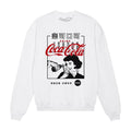 White - Front - Coca-Cola Unisex Adult Graphic Sweatshirt