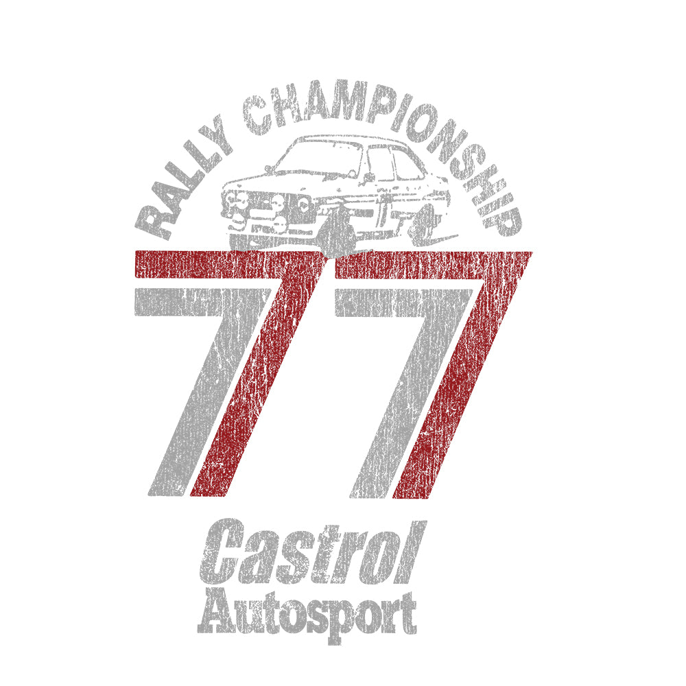 Black - Side - Castrol Unisex Adult 1977 T-Shirt