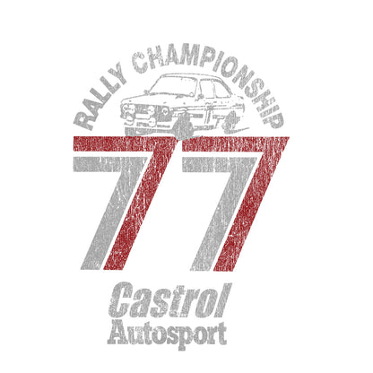 Black - Side - Castrol Unisex Adult 1977 T-Shirt