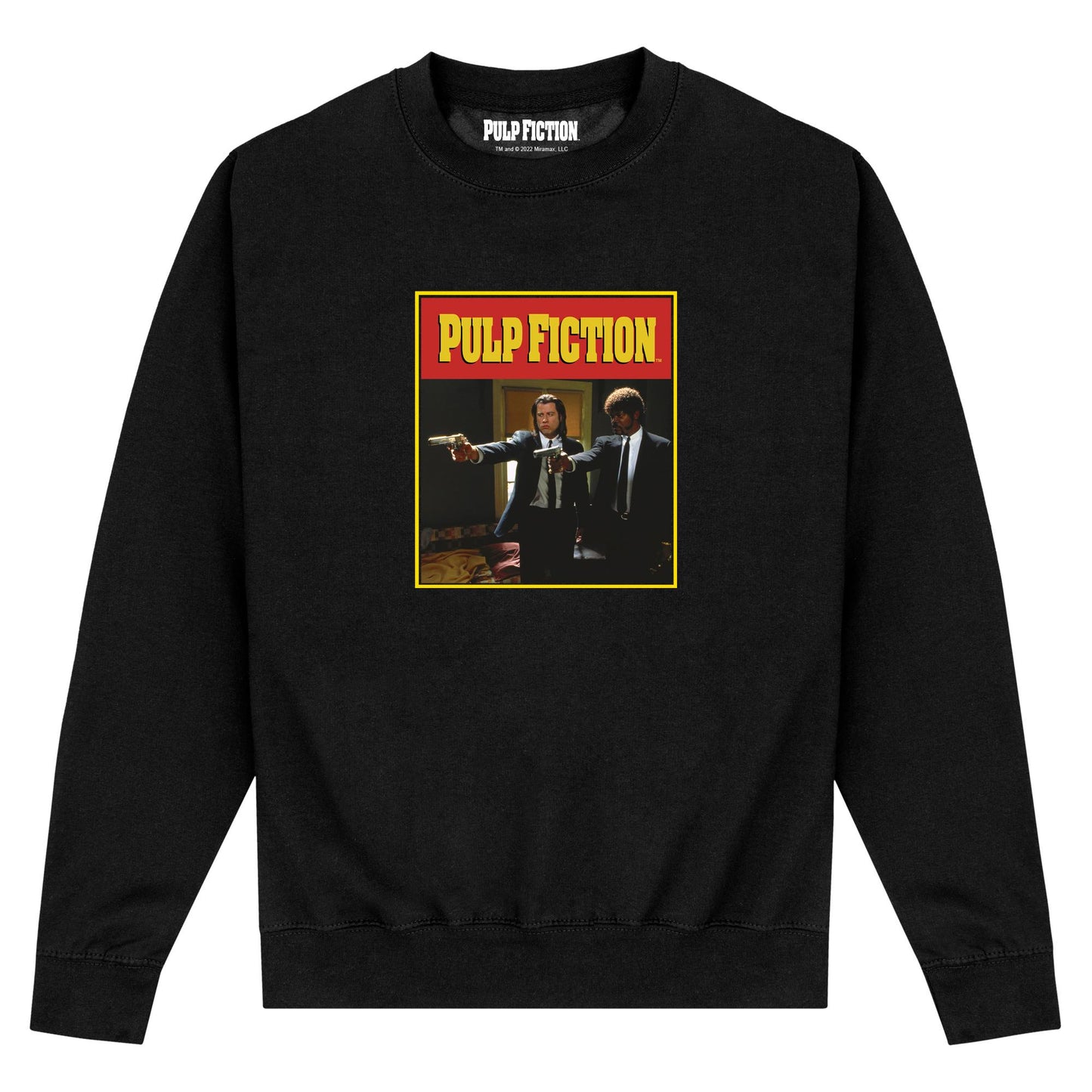 Black - Front - Pulp Fiction Unisex Adult Jules Winnfield Sweatshirt