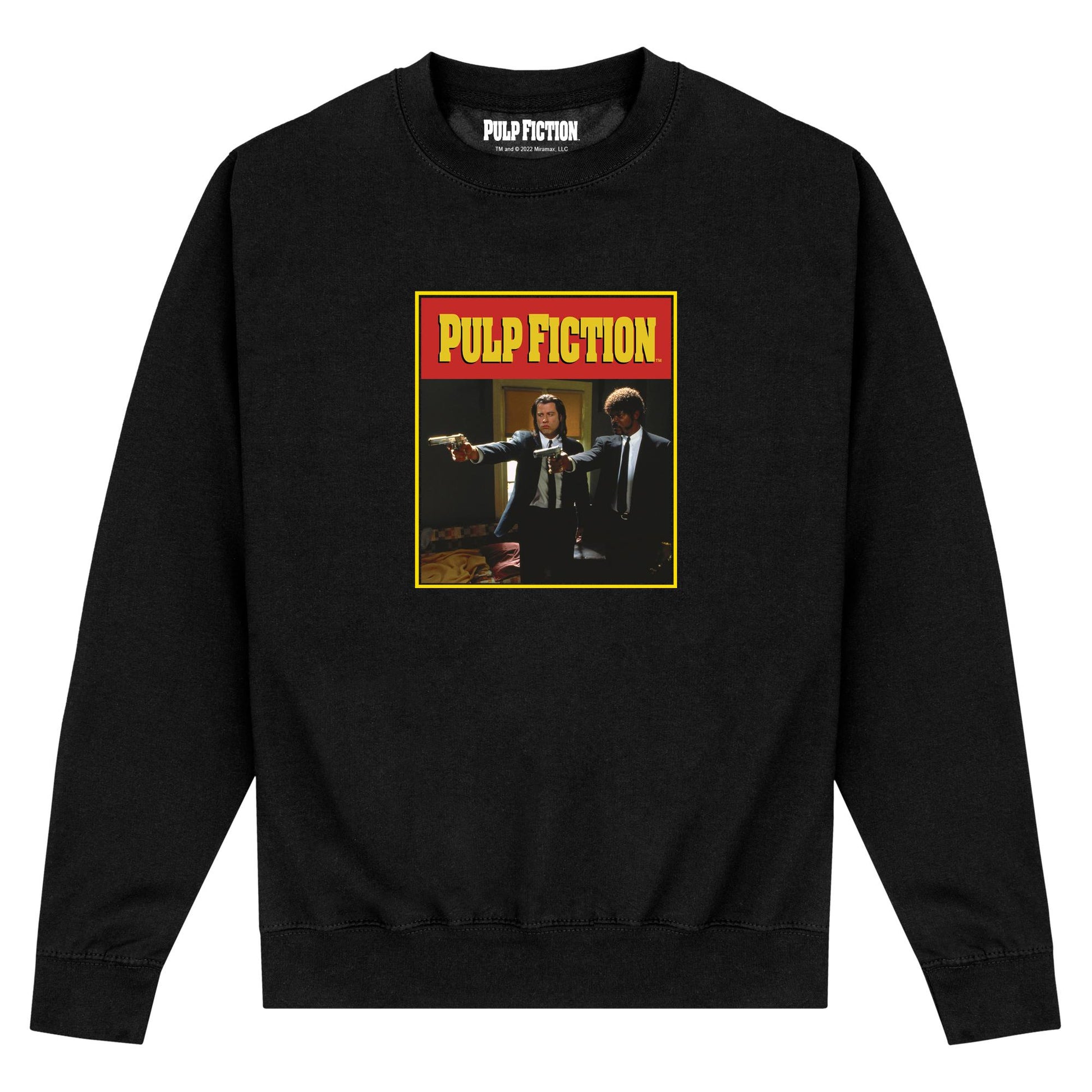 Black - Front - Pulp Fiction Unisex Adult Jules Winnfield Sweatshirt