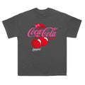 Charcoal - Front - Coca-Cola Unisex Adult Coke Bow Cherry T-Shirt