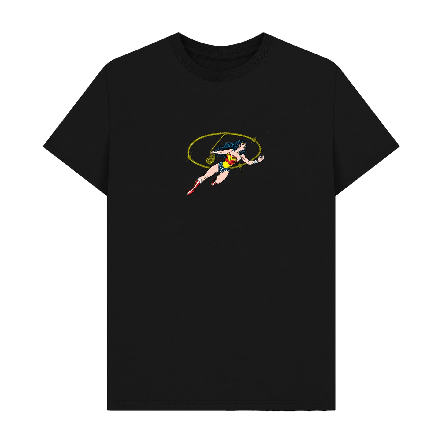 Black - Front - Wonder Woman Womens-Ladies Lasso Of Truth T-Shirt