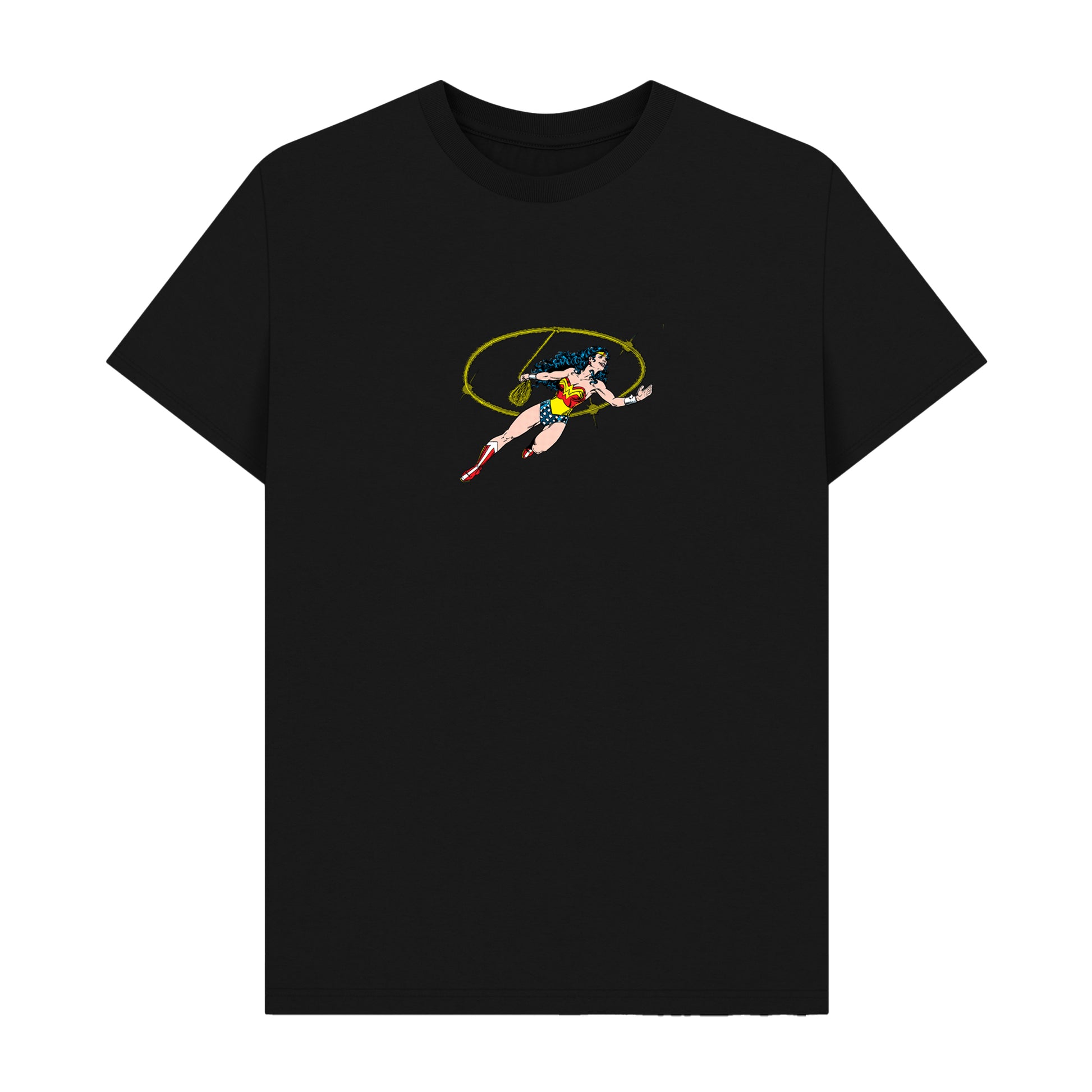 Black - Front - Wonder Woman Womens-Ladies Lasso Of Truth T-Shirt