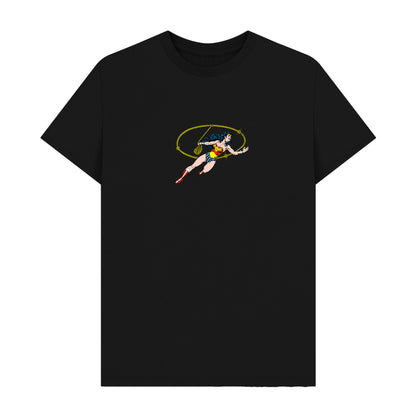 Black - Front - Wonder Woman Womens-Ladies Lasso Of Truth T-Shirt