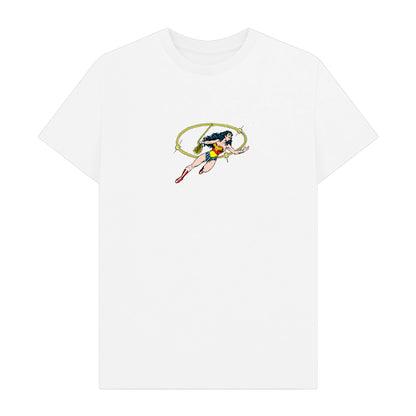White - Front - Wonder Woman Womens-Ladies Lasso Of Truth T-Shirt