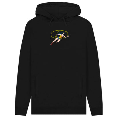 Black - Front - Wonder Woman Womens-Ladies Lasso Of Truth Hoodie