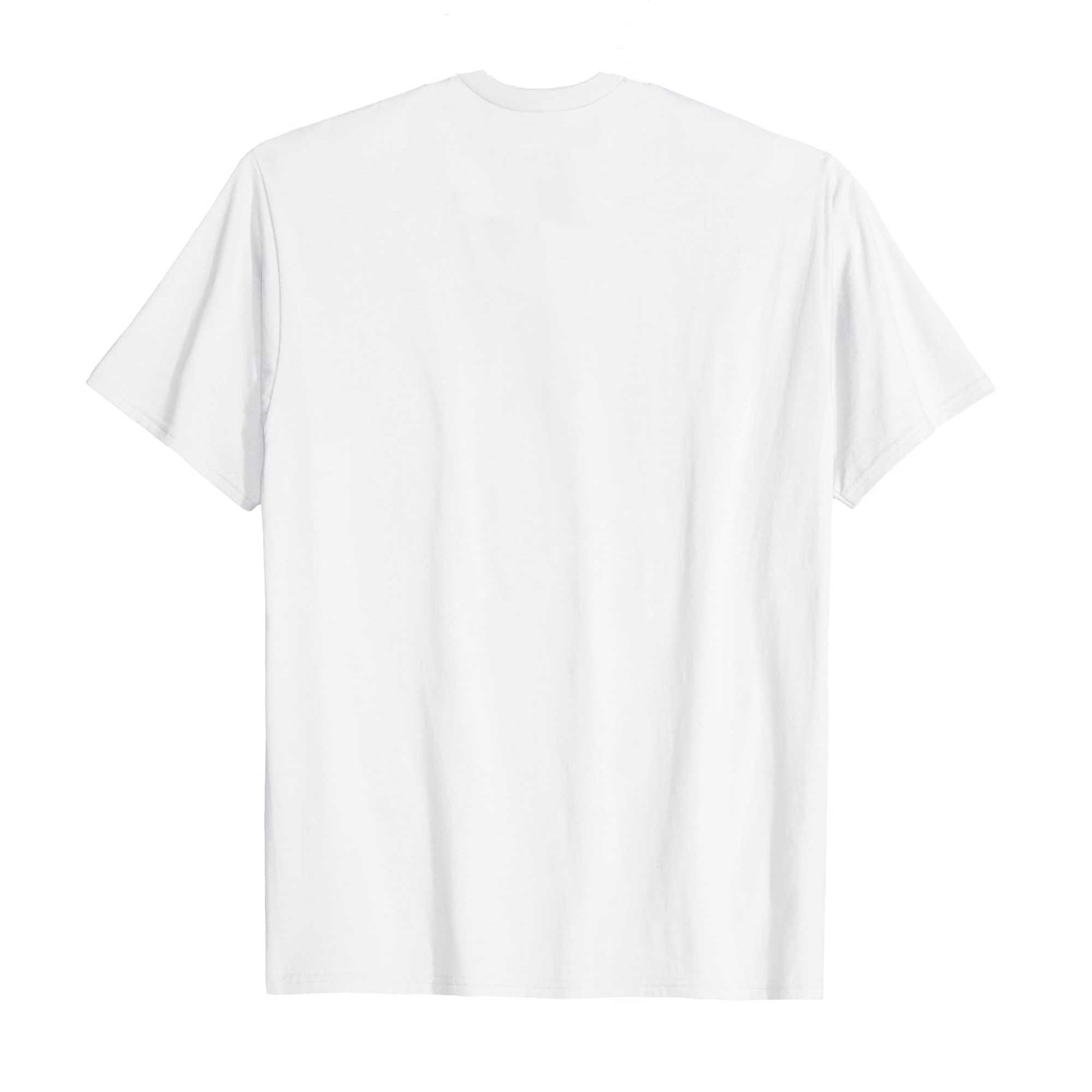 White - Back - Apoh Unisex Adult Angel Hearts Banksy T-Shirt