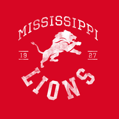 Red - Side - EMCC Unisex Adult Lions T-Shirt