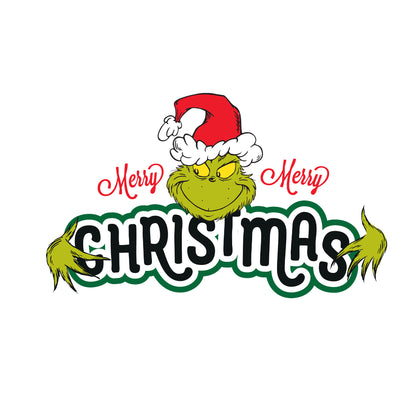 White - Side - The Grinch Unisex Adult Merry Christmas Sweatshirt