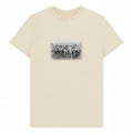 Oat - Front - Friends Unisex Adult Lunch Atop A Skyscraper T-Shirt