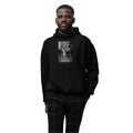 Black - Side - Friends Unisex Adult Poster Hoodie