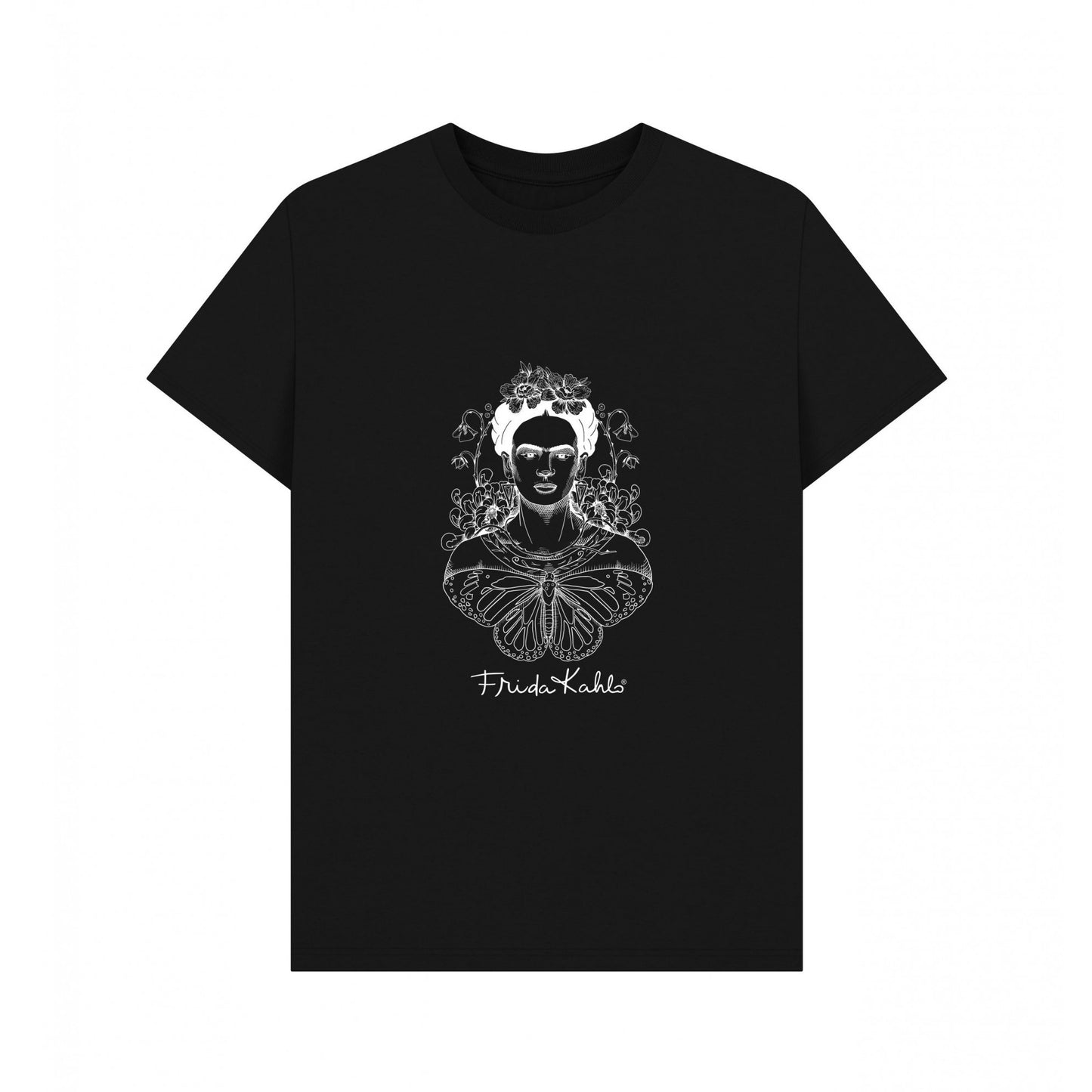 Black - Front - Frida Kahlo Unisex Adult T-Shirt