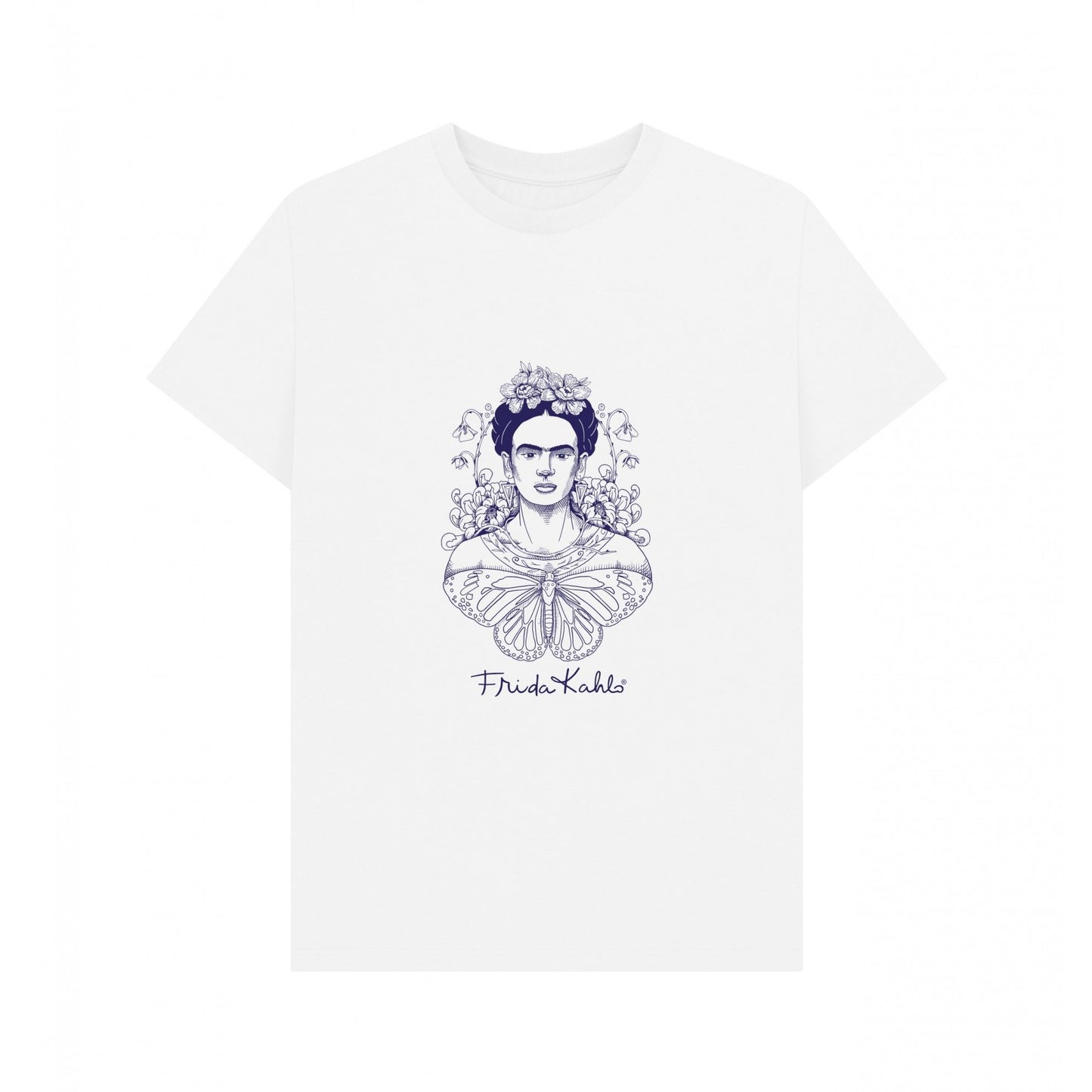 White - Front - Frida Kahlo Unisex Adult T-Shirt